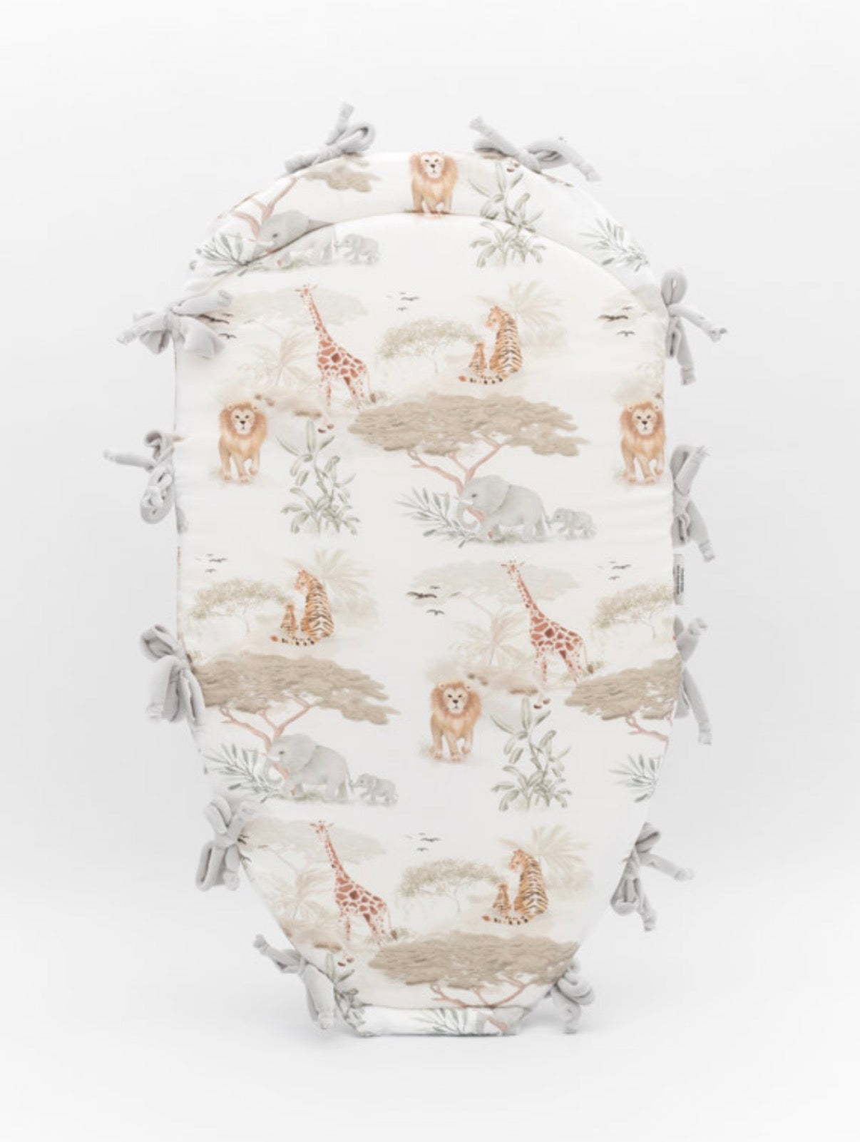 Babynest Geflochten 2-in-1 Wild Safari Salbei