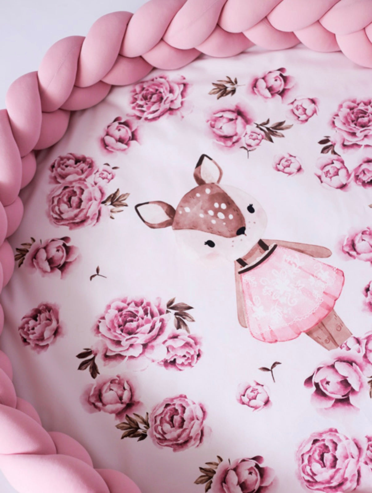 Spielmatte PREMIUM 2-in-1 Deer Rosa