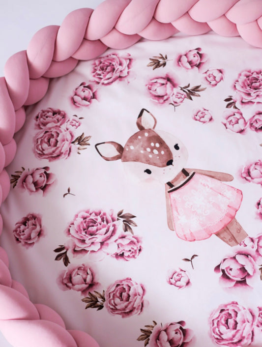 Spielmatte PREMIUM 2-in-1 Deer Rosa