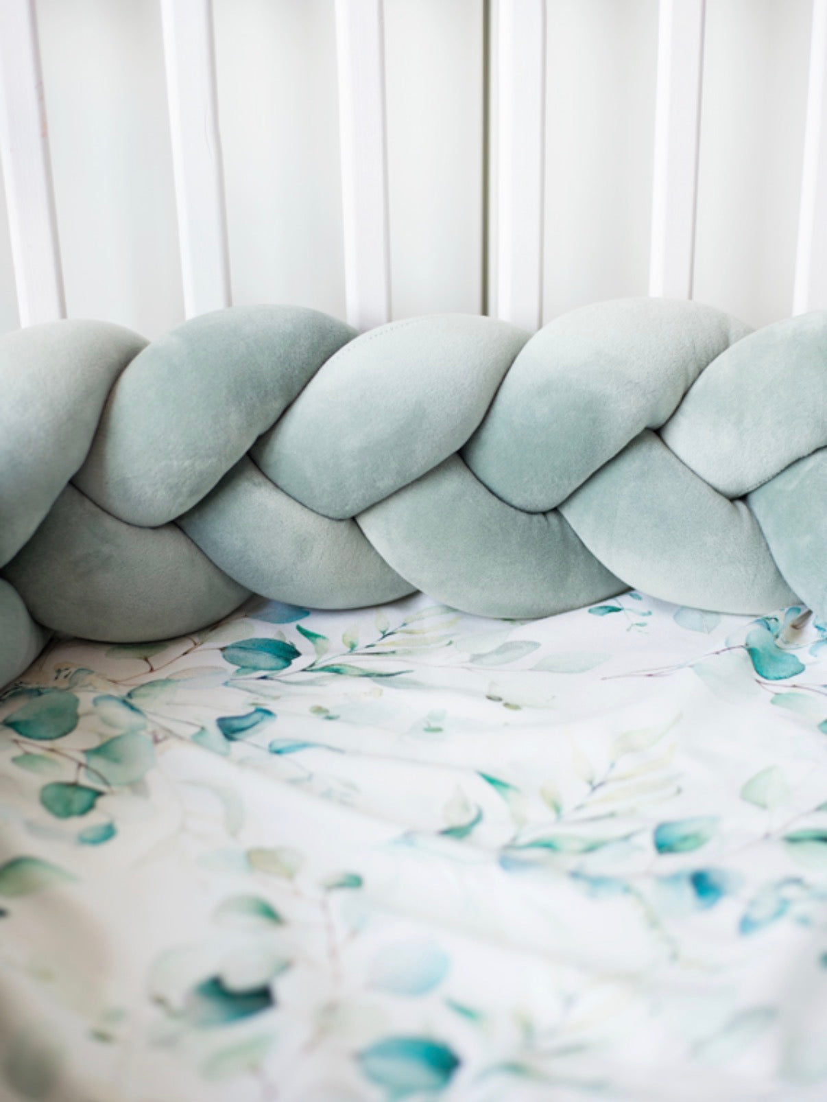 Bambus Set - Pucktuch & Kissen Eucalyptus