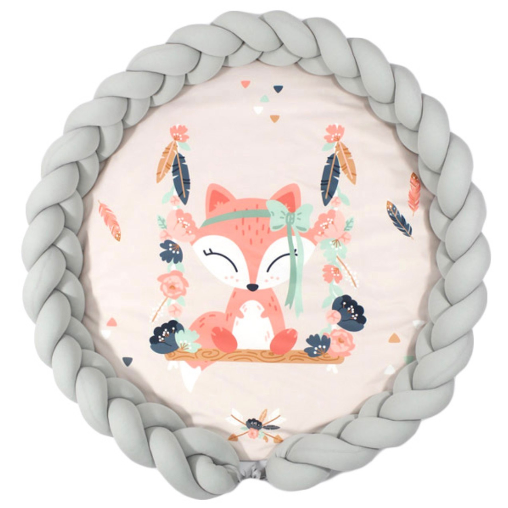 Spielmatte PREMIUM 2-in-1 Fox Grau