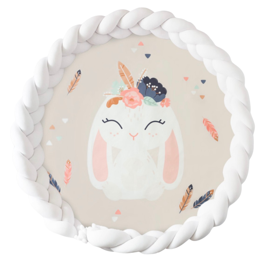 Spielmatte PREMIUM 2-in-1 Bunny Weiß